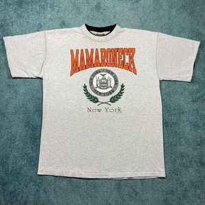 VINTAGE Mamaroneck New York 1995 Shirt Adult Extra Large NY State Seal USA Mens